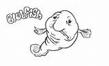 Blob Fish Coloring Pages Template sketch template