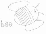 Minibeasts Bundle Bumblebee sketch template