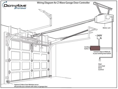 wiring diagram sear garage door opener garagemate bluemate labs  wire cutters dnl
