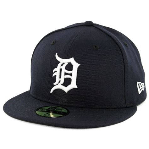 era fifty detroit tigers home fitted hat dark navy mlb cap