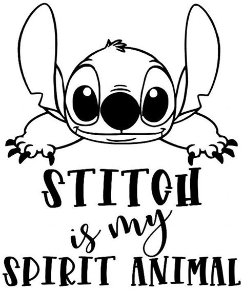 custom vinyl decal run stitch   spirit animal lilo hawaii