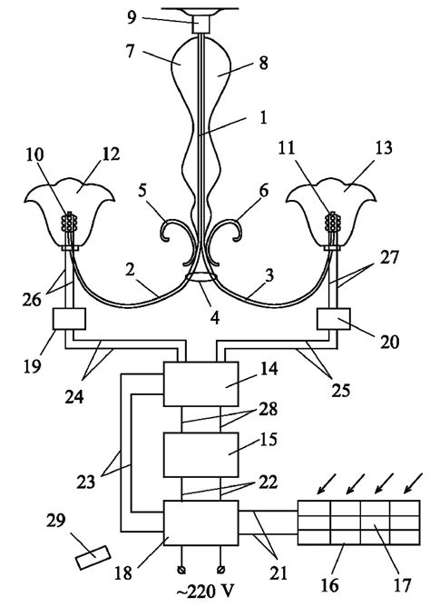wiring diagram  chandelier