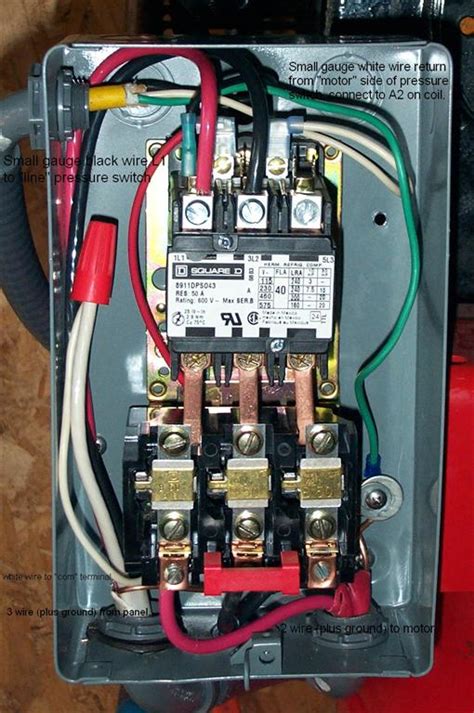 square   phase motor starter wiring diagram wiring diagram