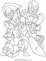 Megaman Cartoni sketch template