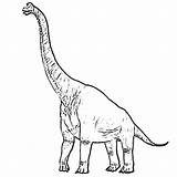 Brachiosaurus Coloring Kids Pages Color Printable Getcolorings sketch template