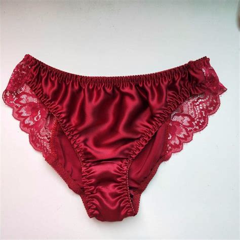 2018 New Arrival 100 Silk Womens Sexy Lace Panties Seamless Satin