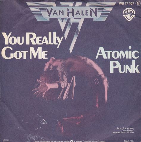Van Halen You Really Got Me Atomic Punk Vinyl 7 45