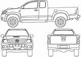 Hilux Crew Blueprint Mockups Yellowimages Imgarcade sketch template