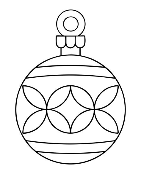 printable ornament outline