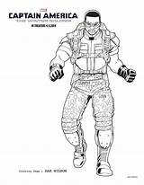 Soldier Pages Colorare Disegno Soldado Bucky Capitan Sheets Getcoloringpages sketch template