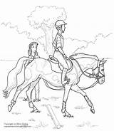 Horse Coloring Pages Riding Printable Eventing Choose Board Horses Books sketch template