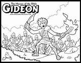Coloring Pages Bible Gideon Heroes Jephthah School Moses Sunday Kids Judges Activities Sheet Vbs Crafts Homeschool These Great Sheets Template sketch template