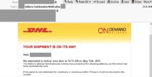 australia post email scam dhl email scam bang  spot  scam