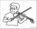 Violin Playing Clip Clipart Boy Abcteach Loring Drawing Clipground Cliparting Bw Getdrawings sketch template