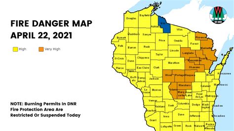 weekend forecast primed  wildfires wisconsin dnr