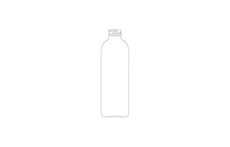 12 Oz Clear Glass Round Bottle Lakefront Kaufman Container