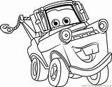 Mater Coloring Cars Tow Pages Disney Clipart Drawing Kids Truck Vector Mcqueen Getdrawings Lightning Chain Printable Color Coloringpages101 Getcolorings Google sketch template