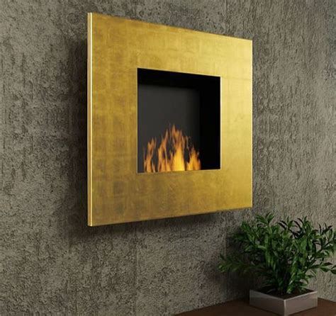 planikaquadrogoldfireplace fireplace gold home decor gold decor