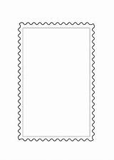 Postage Stamp Coloring sketch template