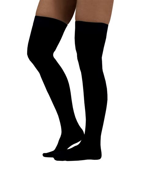 atn compression thigh high stockings black atn compression socks and more