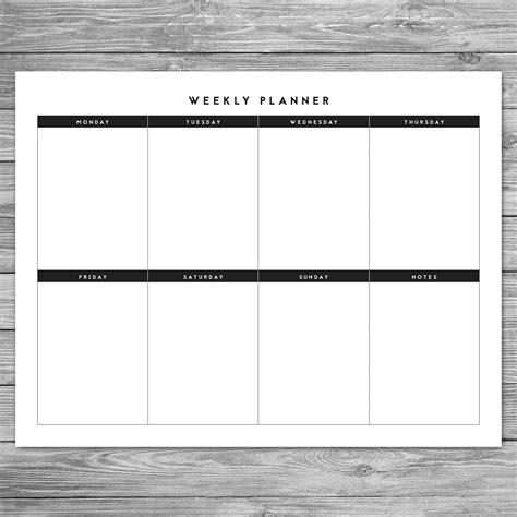 weekly planner template ubicaciondepersonascdmxgobmx