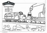 Chuggington Printables Coloring Colour Printable Brewster Featuring Scene Check Birthday Build sketch template