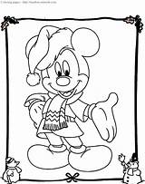 Mickey Coloring Mouse Christmas Pages Minnie Printable Drawing Kids Color Colouring Sheets Santa Miracle Timeless Merry Clipart Library Getdrawings Animal sketch template