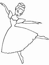 Coloring Ballerina Pages sketch template
