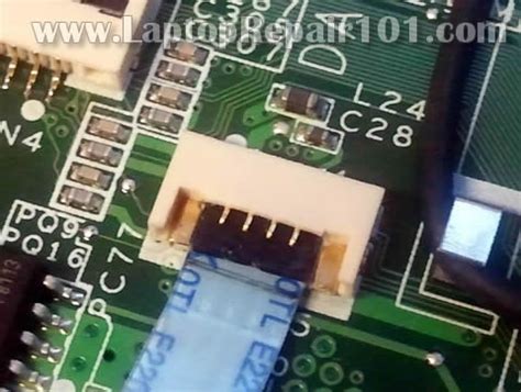 repair broken touchpad connector  motherboard