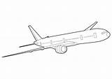 Stampare Boeing Aerei sketch template