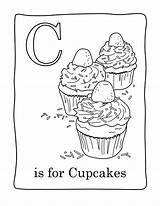 Cupcake Coloring Pages Cupcakes Printable Cute Kids Print Birthday Facile Cup Color Cakes Cake Coloriage Alphabet Learning Book Sweet Pdf sketch template