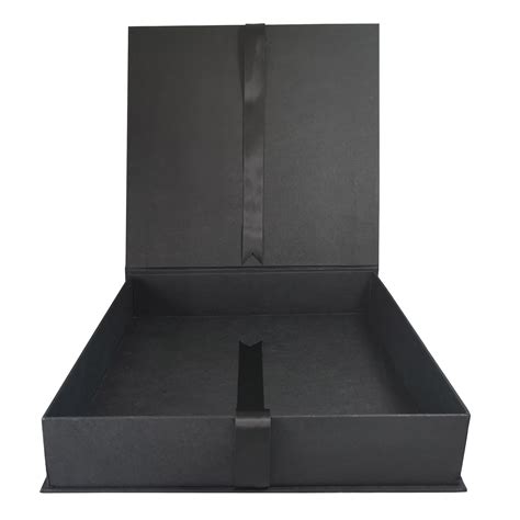 black  year gift box  recycled cardboard mulberry paper