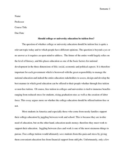 education    argument essay argumentative essay college