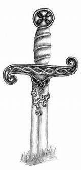 Sword Tattoo Ground Celtic Drawing Tattoos Visit Deviantart Drawings sketch template