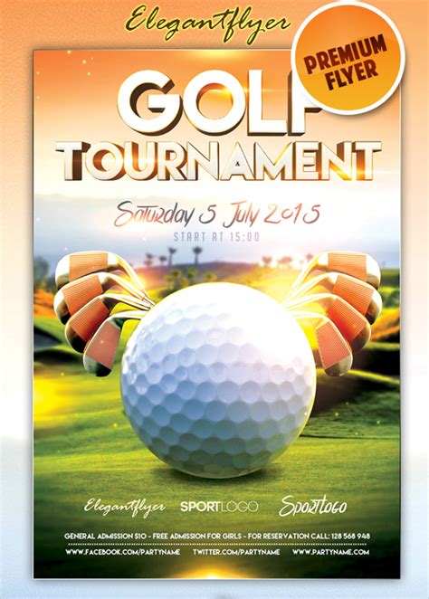 golf outing flyer template word printable templates