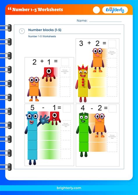 printable number   worksheets  kids pdfs brighterly