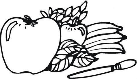 printable apple coloring pages  kids fruit coloring pages