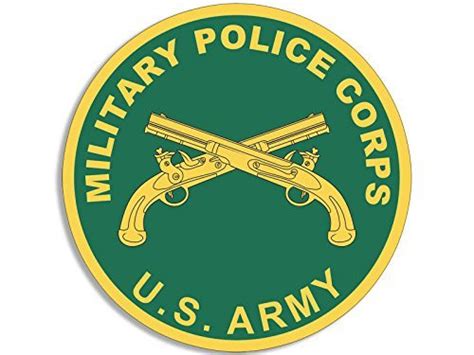 lpf usa   military police corps seal sticker army mp logo