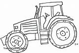 Tractor Coloring Pages Trailer Getdrawings sketch template