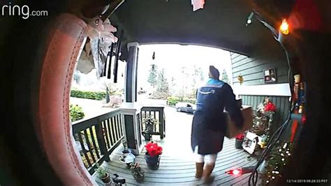 Caught On Camera Woman Appears To Be Amazon Delivery Driver Steals