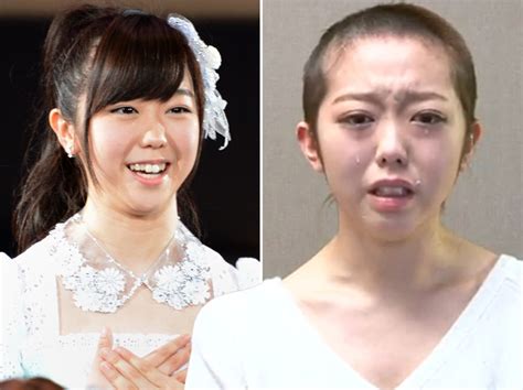 minami minegishi japanese akb48 popstar weeps and shaves head after