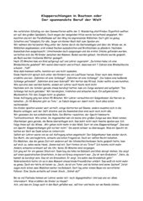 deutsch arbeitsmaterialien erzaehlung
