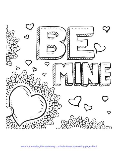 valentines day coloring pages  printables   valentine