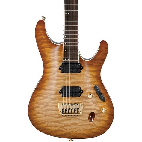 ibanez prestige  series  string quilted maple top electric guitar musicians friend
