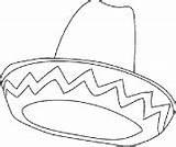 Sombrero Hat Mexican Coloring Printable Fiesta Pages Color Sheets Leehansen Template Hats Mayo Cinco Crafts Worksheets Templates sketch template