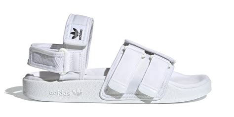 adidas  adilette sandal cloud white release date hypebeast
