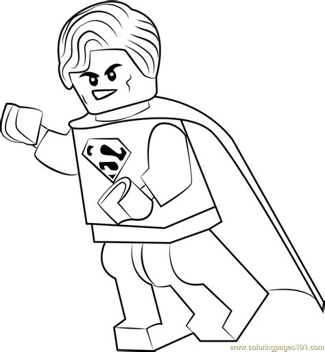 lego superman coloring page  kids  lego printable coloring