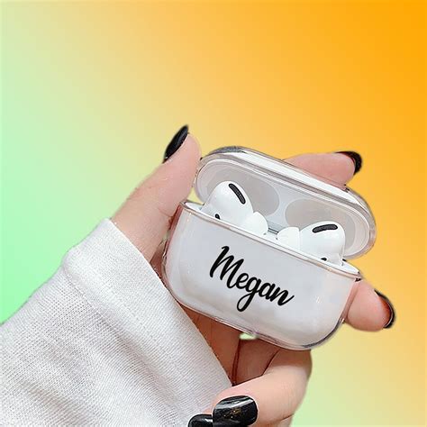 custom airpods pro case personalized airpods silicone airpod etsy