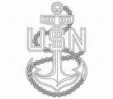 Navy Petty Insignia Dxf Crv sketch template