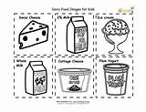 Food Dairy Kids Preschool Cards Printable Nutrition Flash Worksheet Cut Worksheets Printables Group Children Healthy Foods Activities Nourishinteractive Sheet Education sketch template